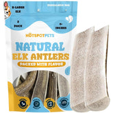 Hotspot Pets astas partidas para perros grandes, 8 pulgadas, dos piezas para masticar duradero