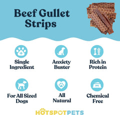 HotSpot Pets snack ternera para perros: ingrediente único, sin conservantes.