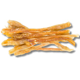 Hotspot Pets tendones de ternera de 8 pulgadas en empaque de 1 libra para masticar prolongadamente.