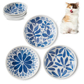 Howise tres cuencos cerámicos para gatos, ideales para comida húmeda y seca