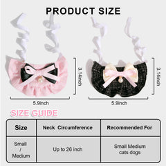 HOWWFALY pañuelo-bandana satinado para gato, lazo elegante y cómodo