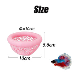 HOZOE hammock acuario rosa: descanso y juego para peces