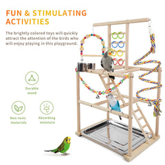 Juguetes coloridos HPAWHOMEPART para aves: estimulan juego y exploración.