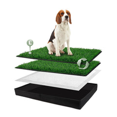 HQ4US 4LEGS cesped artificial para interior o balcon, cĂłmodo para el perro.
