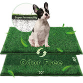 HQ4US 4LEGS grama artificial para perro en patio 30x20, ideal para uso diario