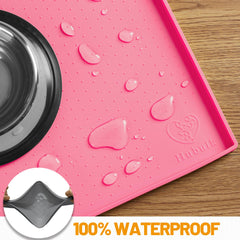 Hubulk mat para limpieza rápida rosa, fácil de limpiar.