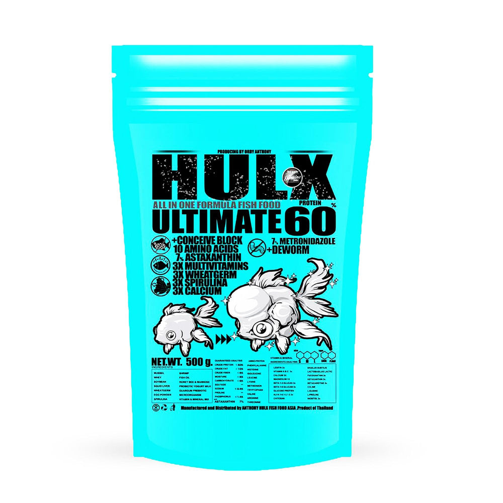 HULX pellets hundidos de 1 mm para peces dorados azules, crecimiento