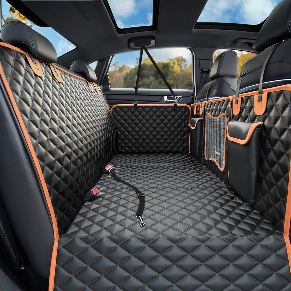 HUOHUOCN Extensor de asiento trasero para perros: amplia espacio para viajar cómodo