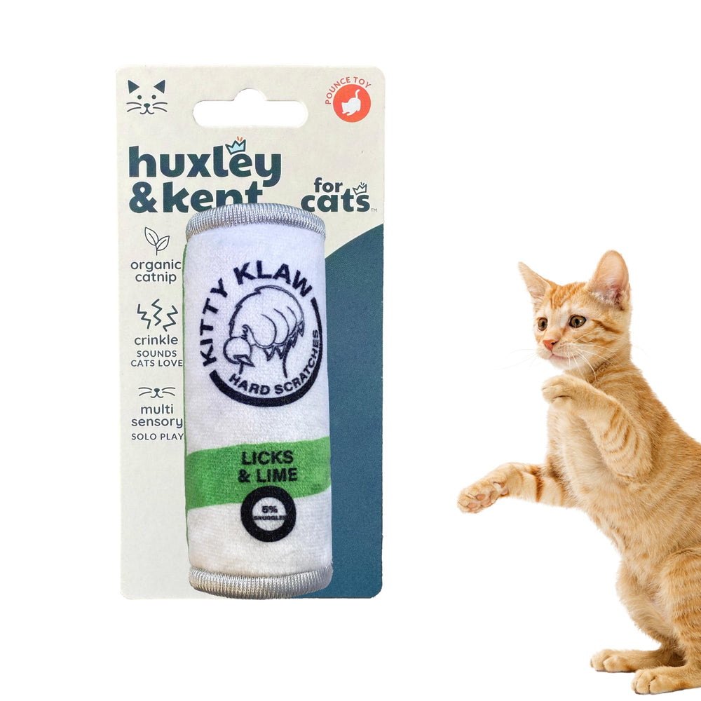Juguete gato Huxley & Kent Peluche con Hierba Gatera Crujido