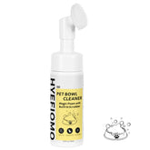 Hyefiomo limpiador de tazón para mascotas con espuma, ideal para limpiar comida y agua.