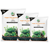 Hygger CO2, granulado de sustrato 3-5mm, primer plano ideal para raíces de plantas.