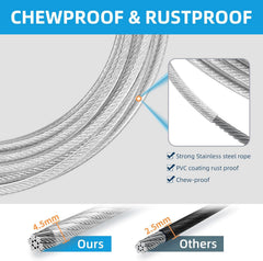 Hyhjh cable a prueba de mordidas con recubrimiento de PVC para lluvia.