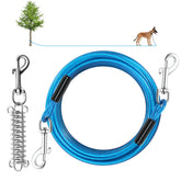 Hyhjh cable tira perro 20ft para libertad supervisada en exteriores