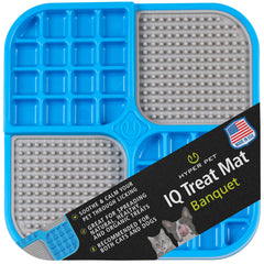 Hyper Pet IQ Treat Lick Mat para perros y gatos, entretenimiento diario y calma durante el día