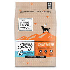 I AND LOVE AND YOU croquetas en forma de corazón con pollo y batata, sabor sabroso
