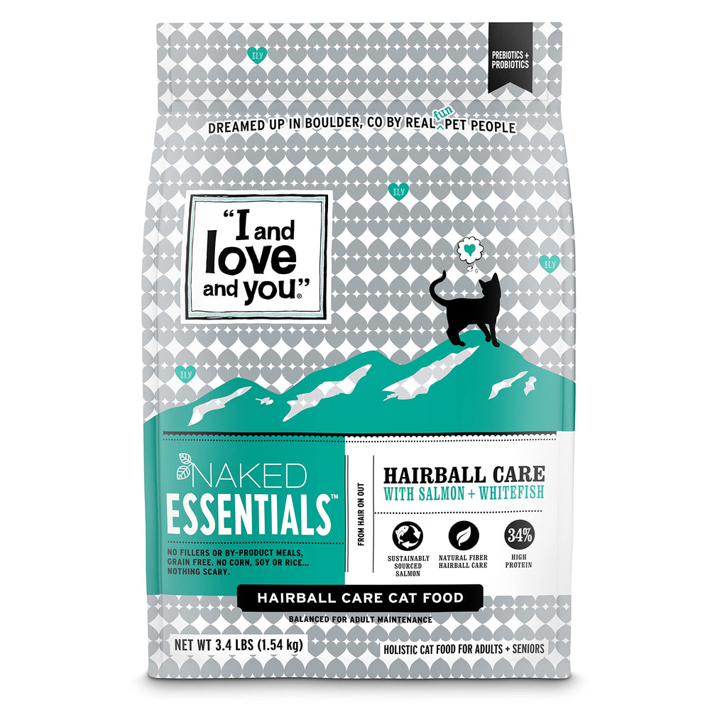 I AND LOVE AND YOU Naked Essentials croquettes saumon et poisson blanc dans un sac