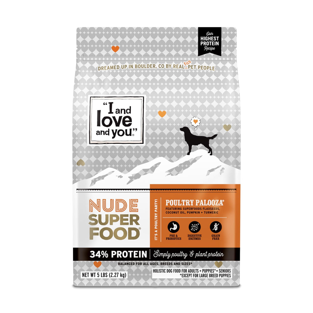 I and love and you Nude Super Food: pollo como primer ingrediente para perros activos
