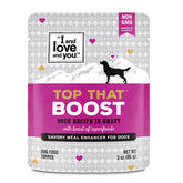I and love and you Top That Boost: pato en salsa para mayor sabor y aceptación.