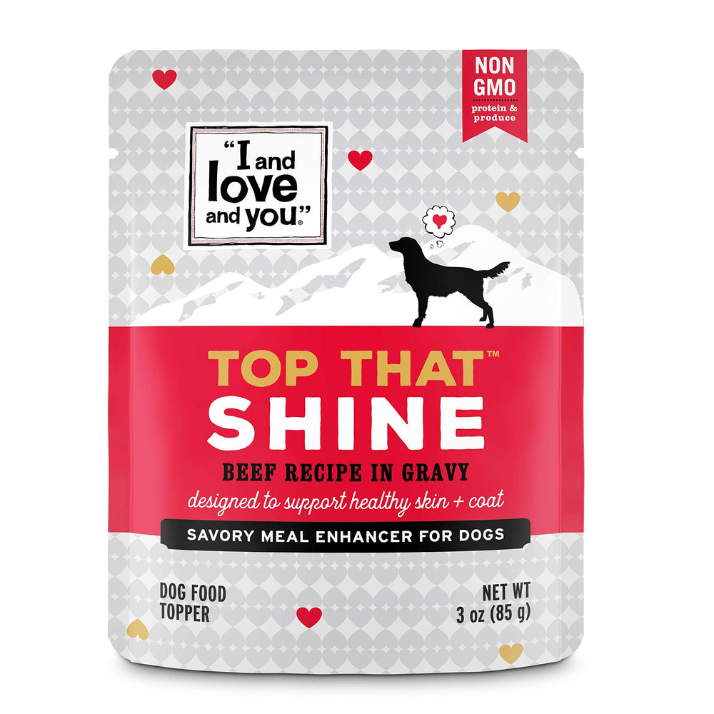I and love and you Top That Shine, sobre con res en salsa, para saborear.
