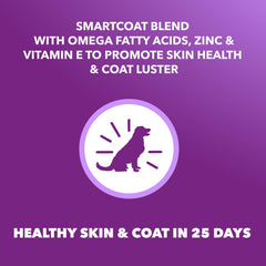 IAMS Advanced Health, omega-3 de pescado para un pelaje brillante.