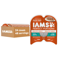 Paté de Atún de IAMS, presentación individual para porciones controladas.
