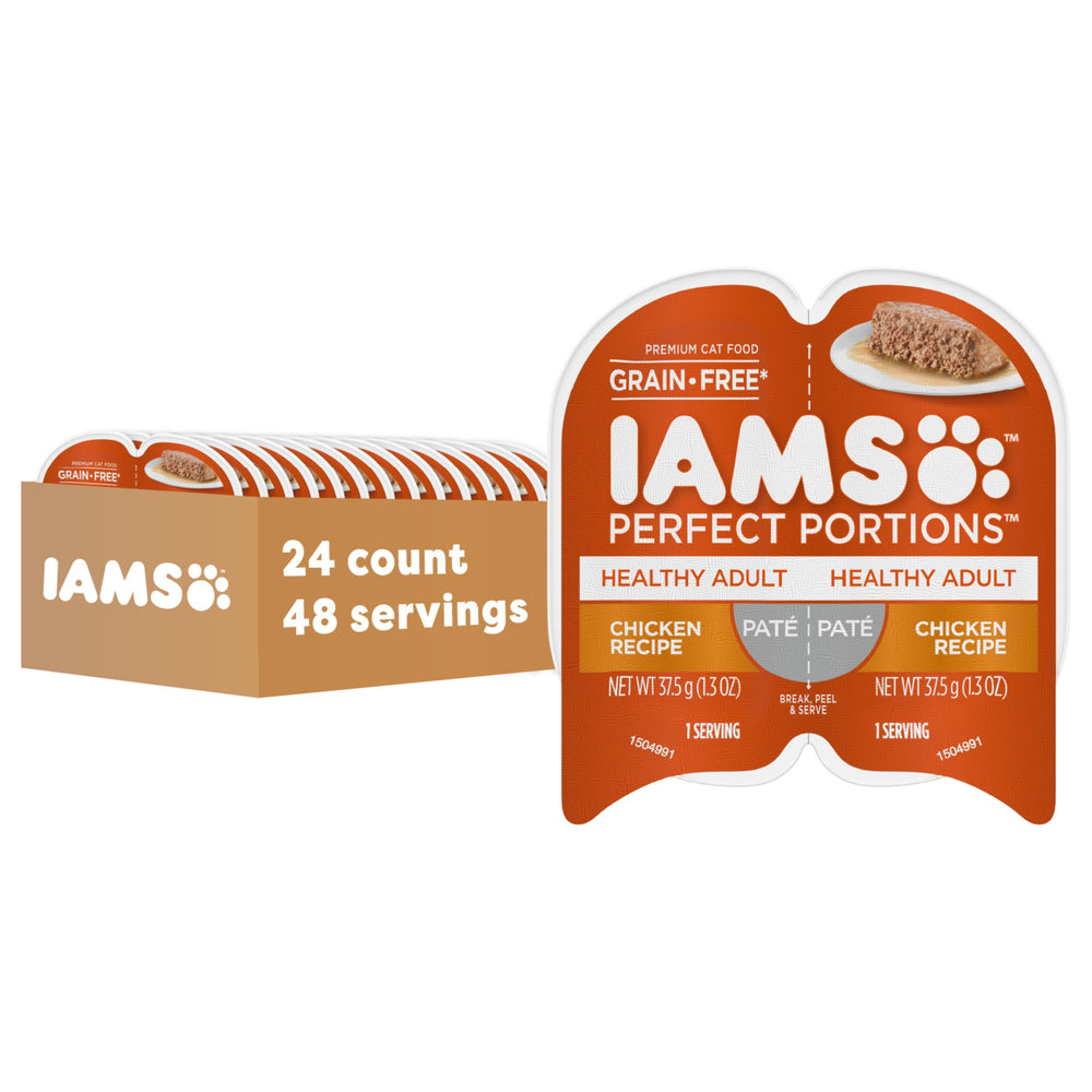 IAMS porciones perfectas pate gato interior: control de raciones.