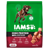 IAMS Proactive Health: bolsa de 30 lb con proteína alta de pollo y carne