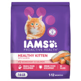IAMS Proactive Health Gatito Salmón bolsa 16 lb: apoya crecimiento y energía.