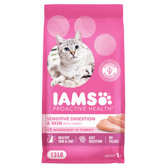 IAMS Proactive Health con pavo real, ingrediente principal, promueve una nutrición equilibrada.