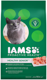 IAMS Proactive Health Senior con pollo real en cada bocado para gatos mayores