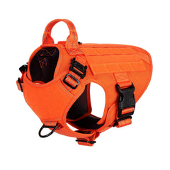 ICEFANG arnés táctico para perro mediano con hebillas de metal, ajuste seguro.