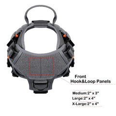 Arnés ICEFANG con MOLLE, vista lateral para accesorios