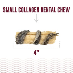 Icelandic+ piel de bacalao en espiral, fuente de proteina y omega-3 para pelaje saludable.
