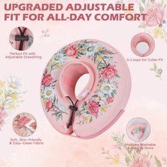 IEUUMLER collar inflable ajustable con cordón para un ajuste cómodo.