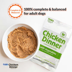 INABA Chicken Dinner sin granos, opción para dietas específicas.