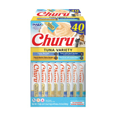 INABA Churu atún, tubo cremoso para premiar al gato con textura suave.