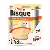 INABA Churu Bisque para gatos, porciones sobre, complemento sabroso para cada comida.