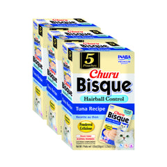 INABA Churu Bisque de atún, complemento sabroso para bolas de pelo.