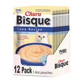 INABA Churu Bisque para gatos, puré cremoso con vitamina E para hidratar.