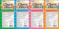 INABA Churu Bites: empaque con 12 tubos para porciones frescas y fáciles de usar.