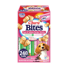 INABA Churu Bites para perros, tubo suave ideal para premiar durante el entrenamiento.