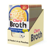 INABA Churu Broth Gatos Senior 10+ en bolsa, complemento sabroso para hidratar.