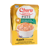 INABA Churu Entrée Paté para gatos en bolsa de 1-76oz para porciones fáciles.