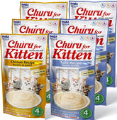 INABA Churu para gatitos puré cremoso de atún para alimentar a mano