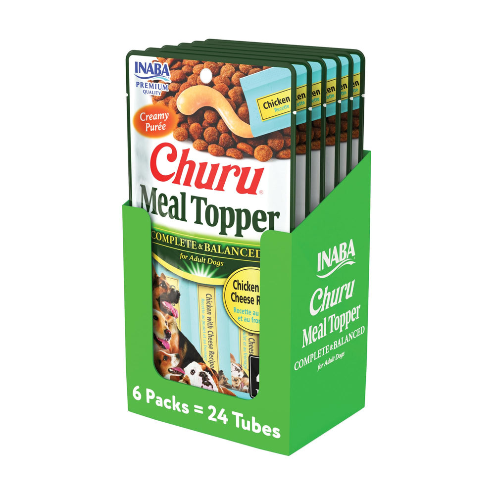 INABA Churu puré cremoso para perros, snack hidratante en tubo 0,5 oz.