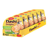 INABA Dashi Delights: tazas con pollo deshilachado y bonito para realzar la croqueta.