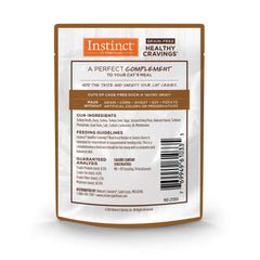 Instinct Healthy Cravings Aderezo envase de 85 g abierto, fácil de servir