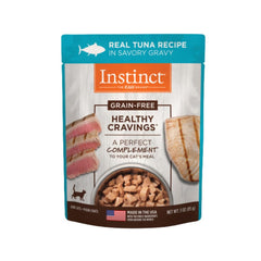 Instinct Healthy Cravings: atún en salsa en bolsa para sabor y humedad.