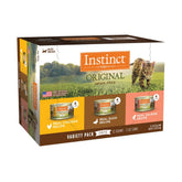 Instinct Original Grain Free Pate pollo, proteína alta para músculos fuertes y pelaje saludable.