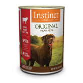 Instinct Original res real en lata sin granos para dieta natural.